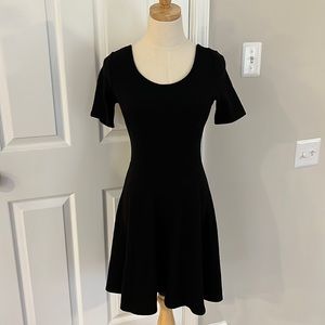 Black skater dress